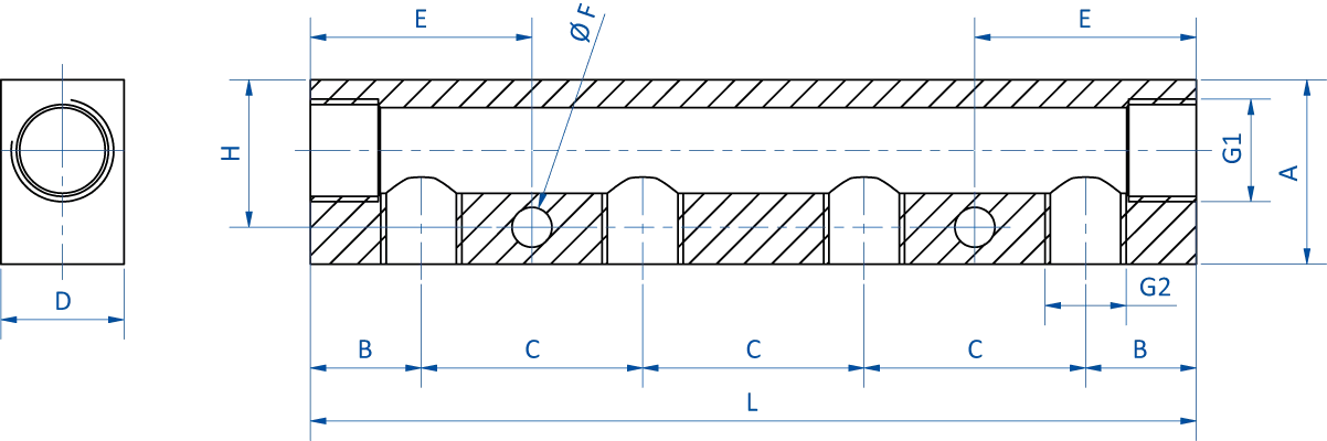 Product Dimensional Drawing Image