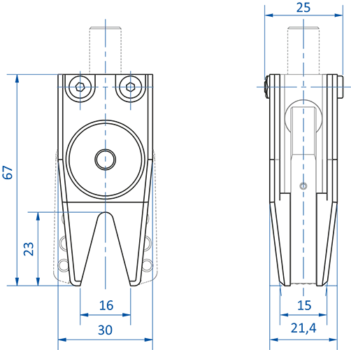 Product Dimensional Drawing Image
