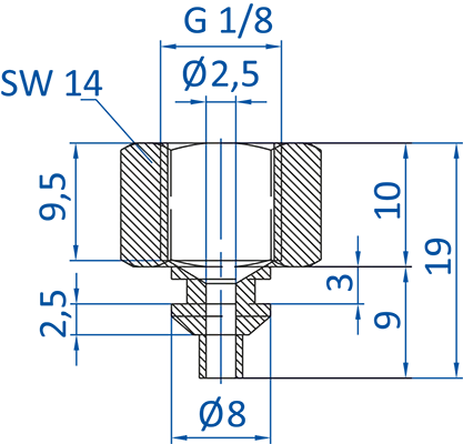 Product Dimensional Drawing Image