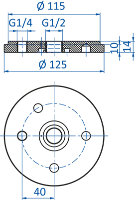 Product Dimensional Drawing Image