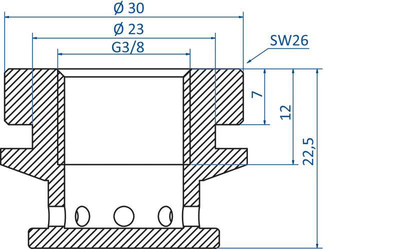 Product Dimensional Drawing Image