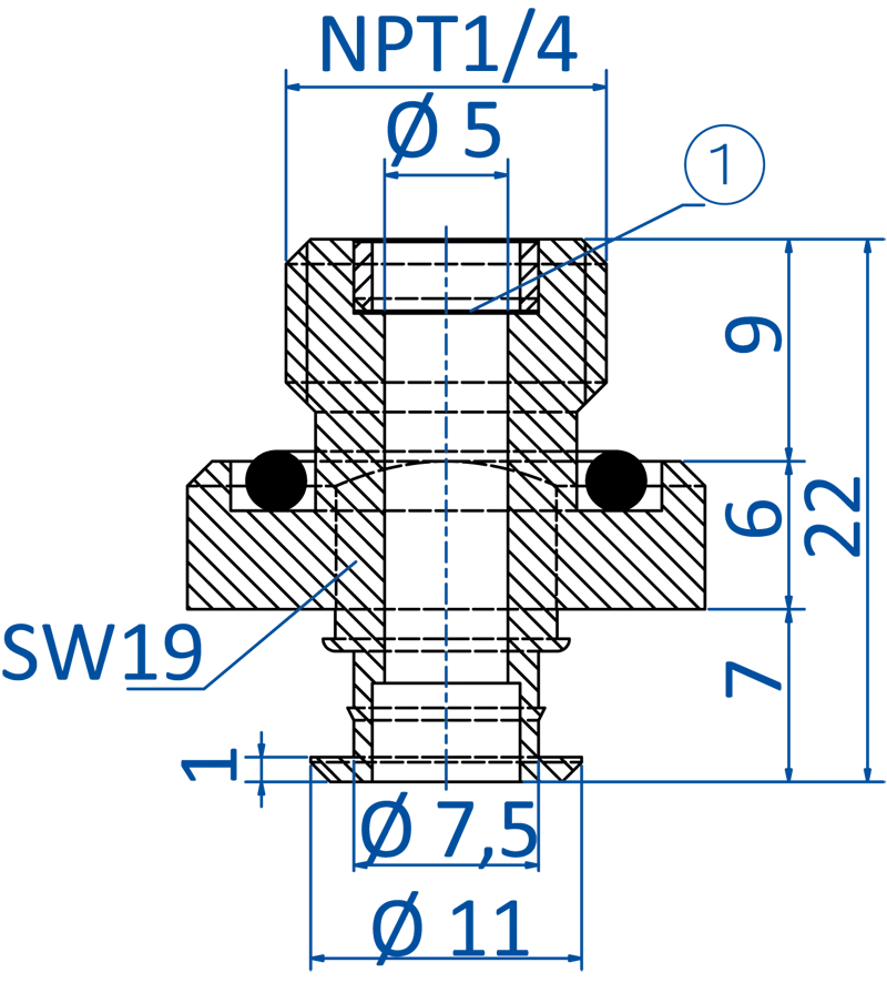 Product Dimensional Drawing Image