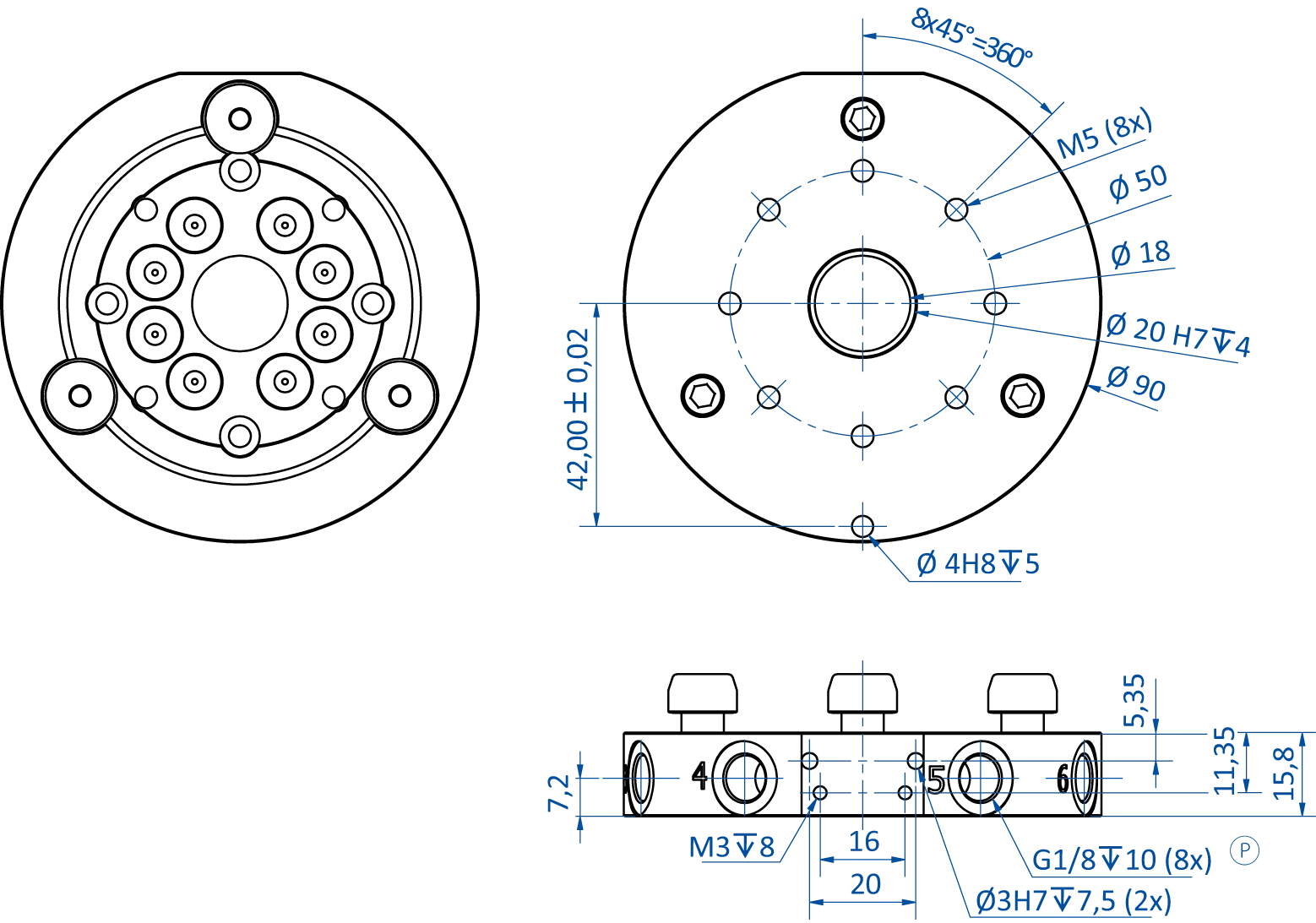 Product Dimensional Drawing Image