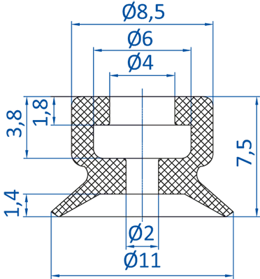 Product Dimensional Drawing Image