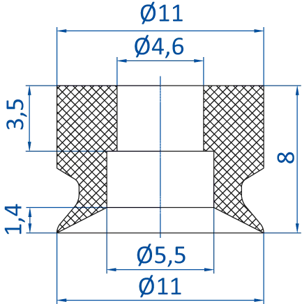 Product Dimensional Drawing Image