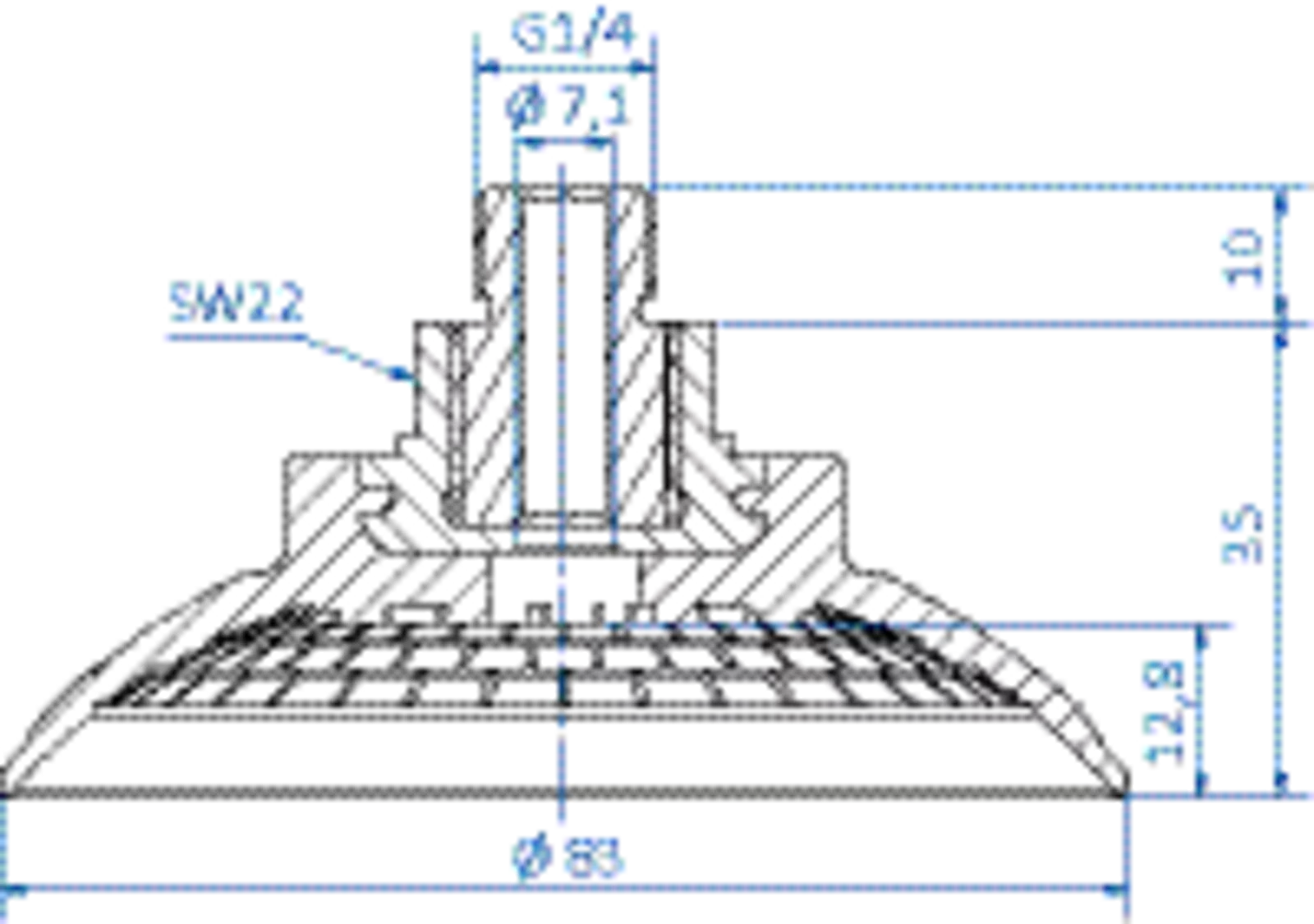 Product Dimensional Drawing Image