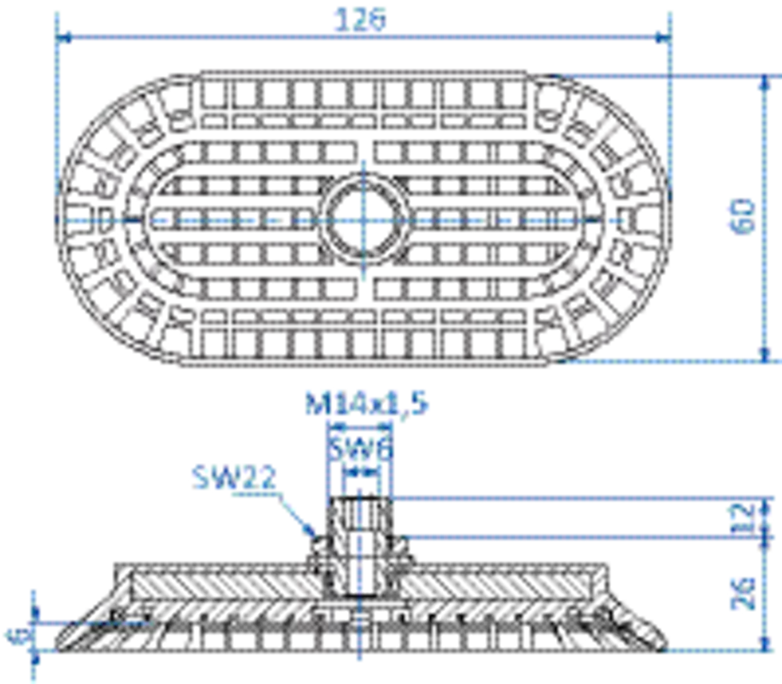 Product Dimensional Drawing Image