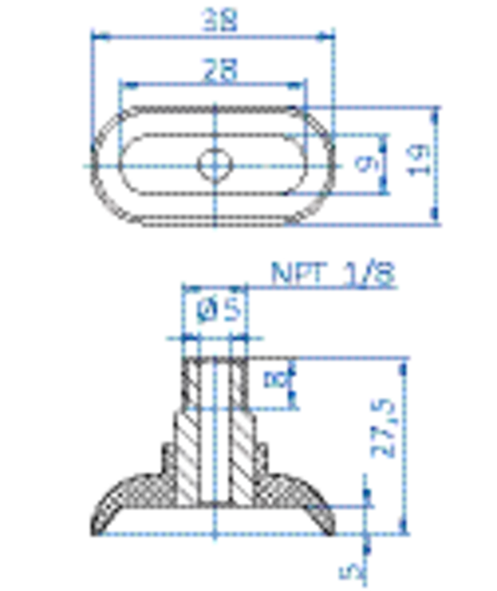 Product Dimensional Drawing Image
