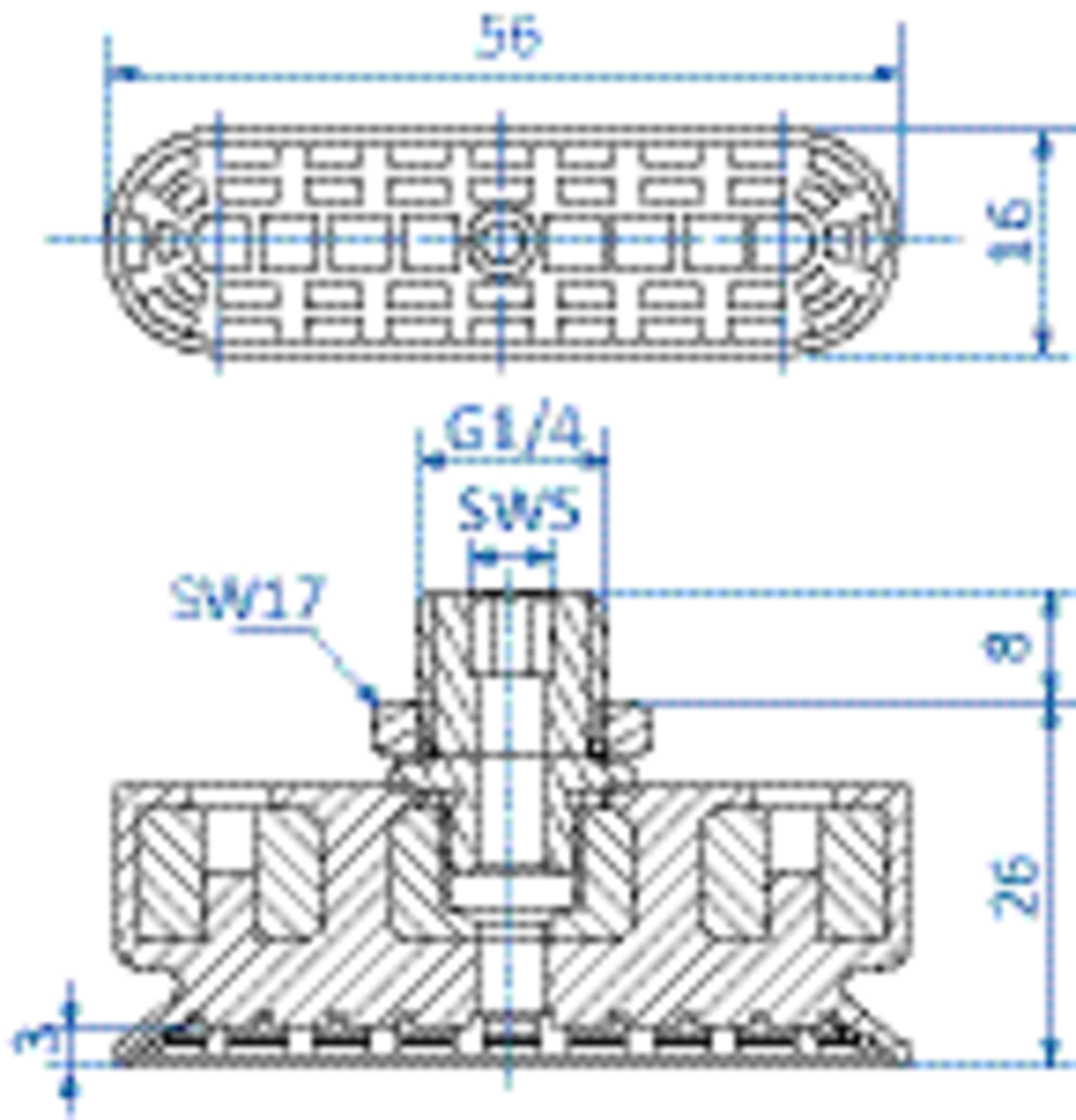 Product Dimensional Drawing Image