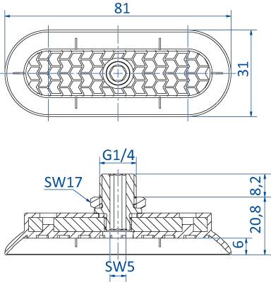 Product Dimensional Drawing Image
