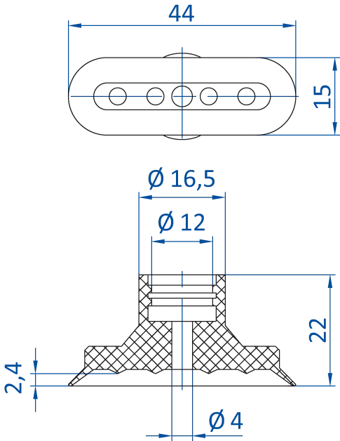 Product Dimensional Drawing Image