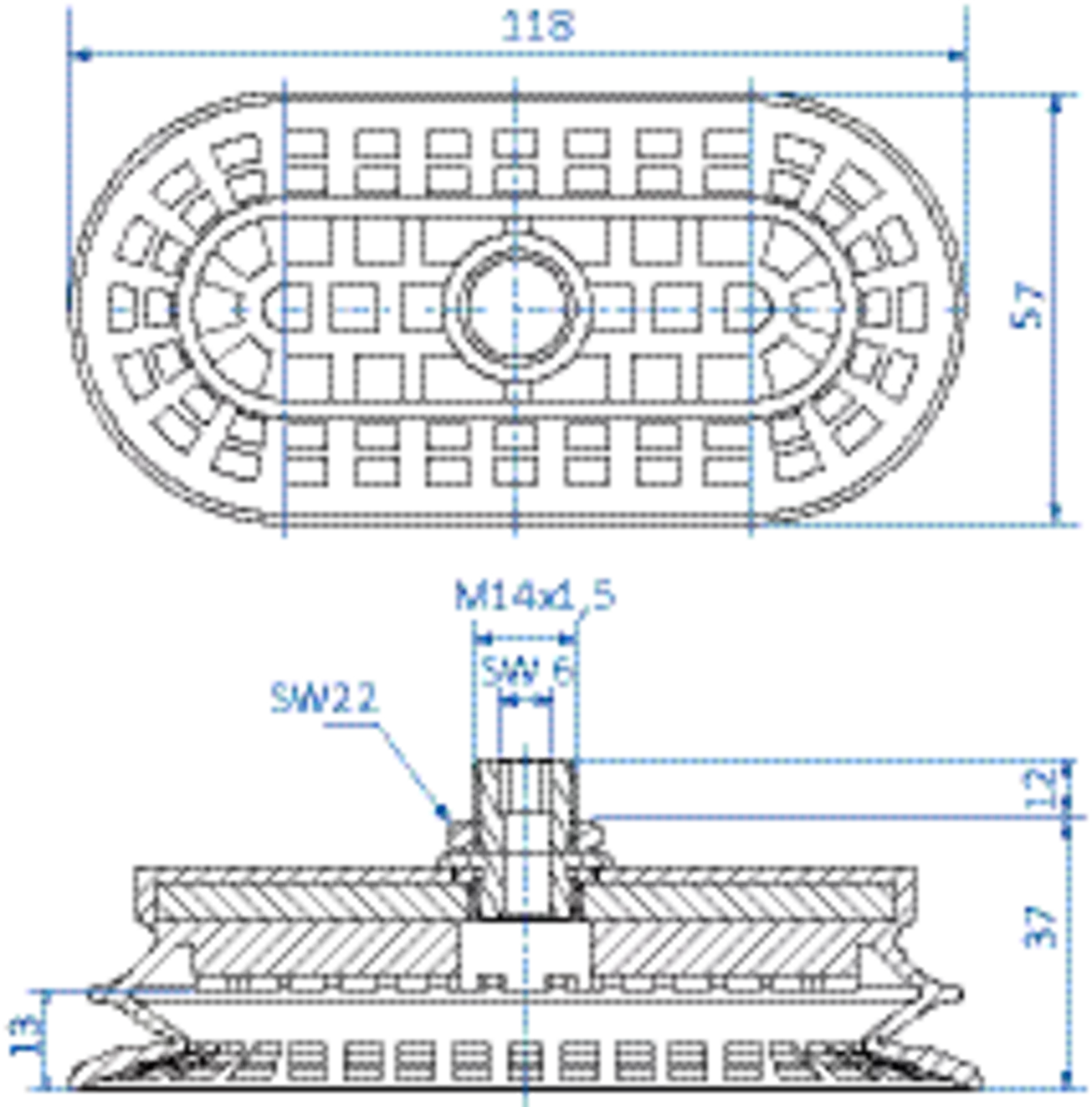 Product Dimensional Drawing Image