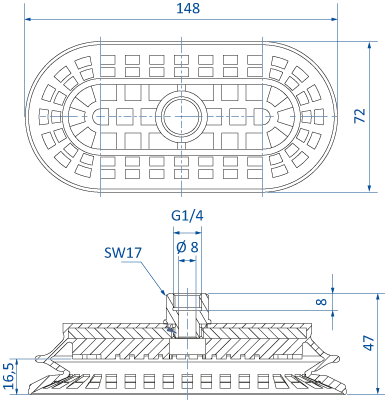 Product Dimensional Drawing Image