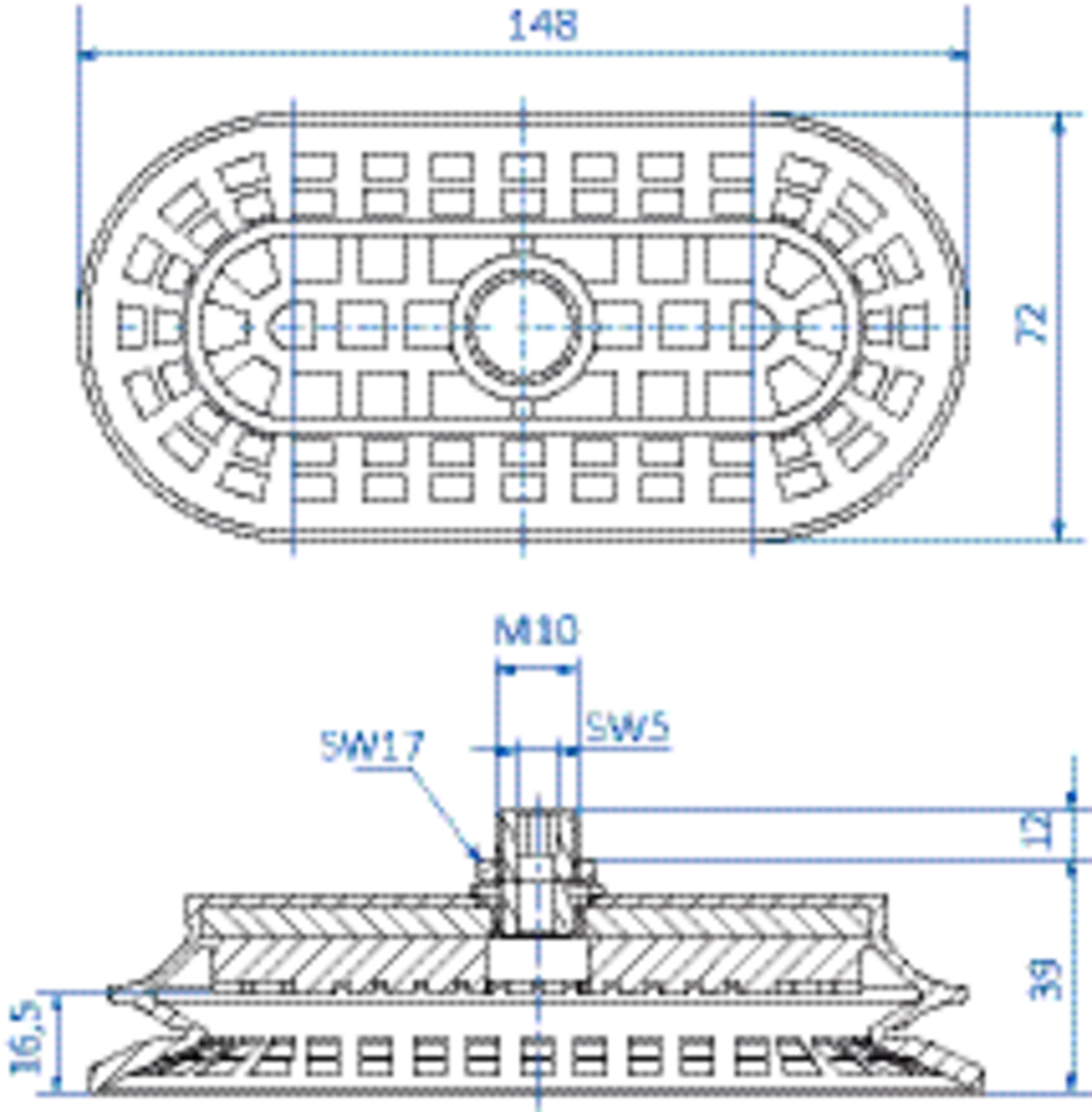 Product Dimensional Drawing Image