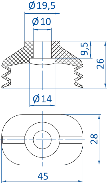 Product Dimensional Drawing Image