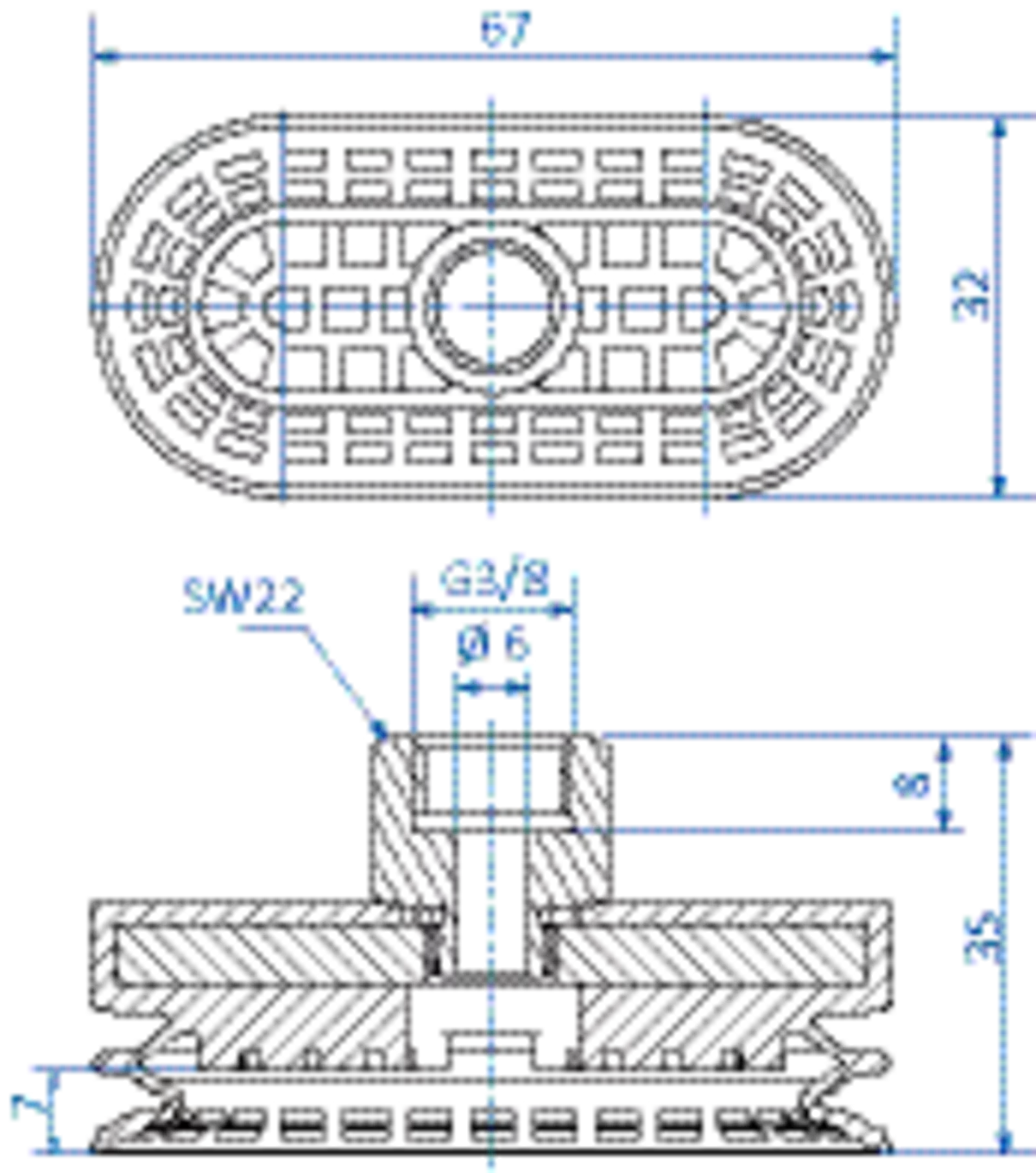 Product Dimensional Drawing Image