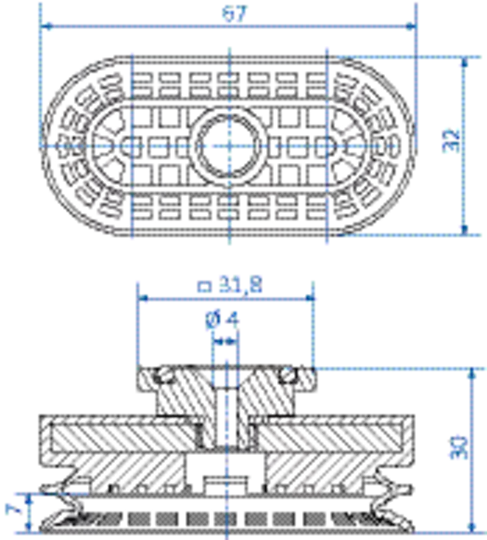 Product Dimensional Drawing Image