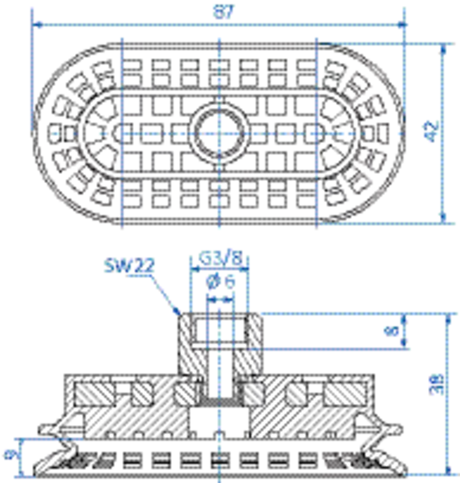 Product Dimensional Drawing Image