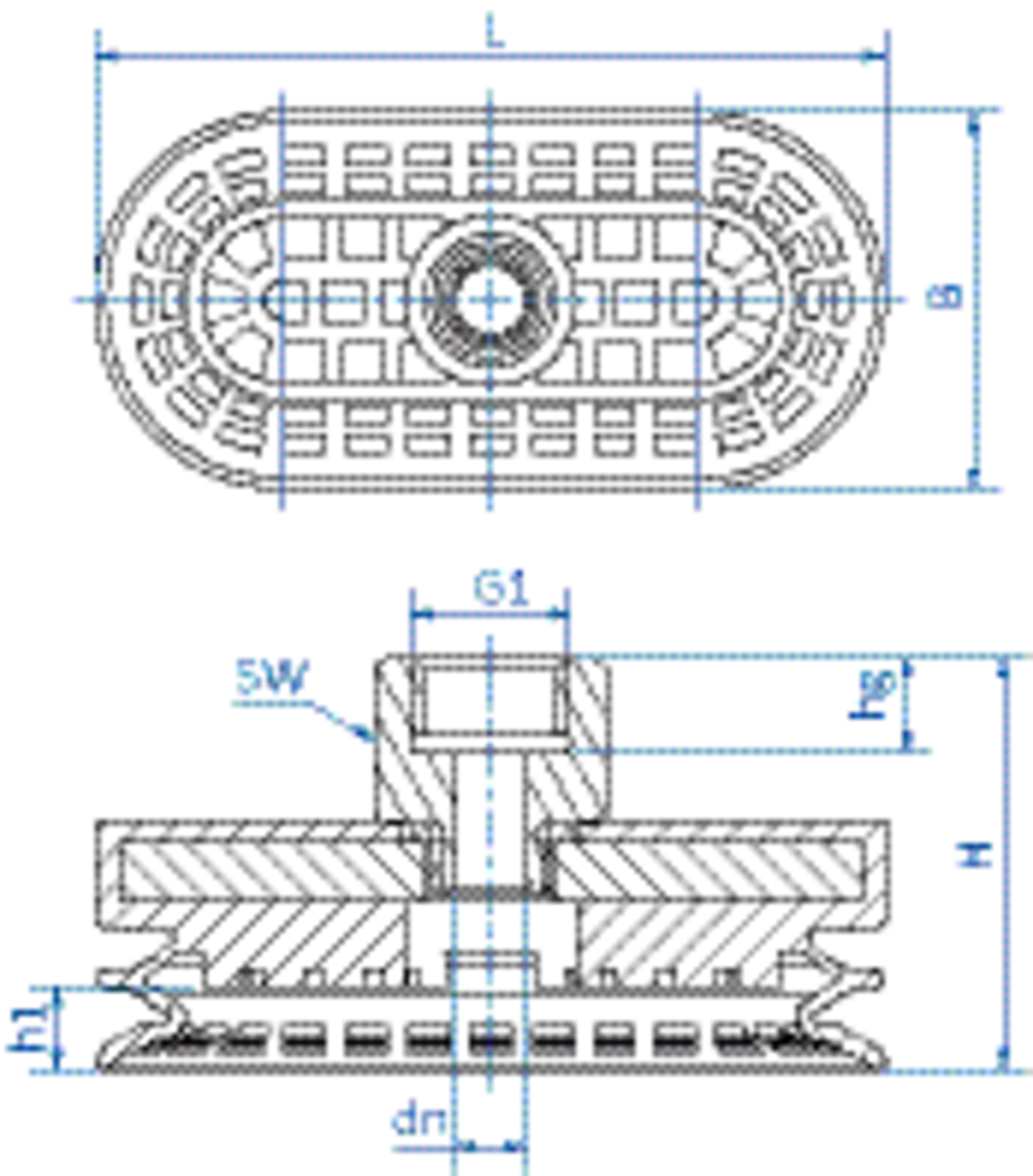 Product Dimensional Drawing Image