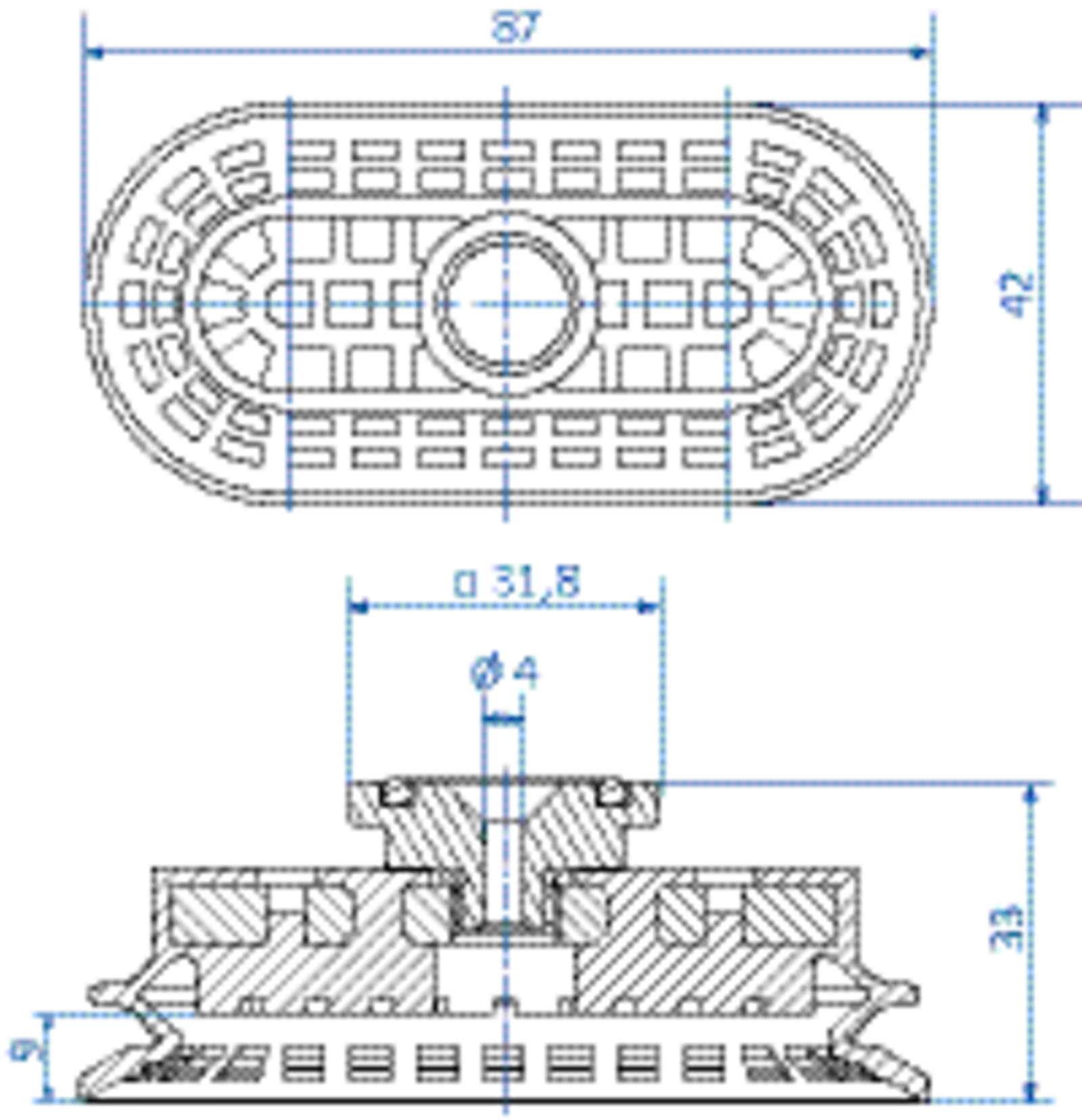 Product Dimensional Drawing Image