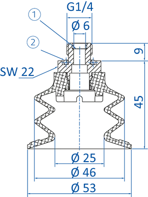 Product Dimensional Drawing Image