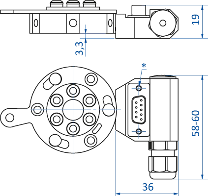 Product Dimensional Drawing Image