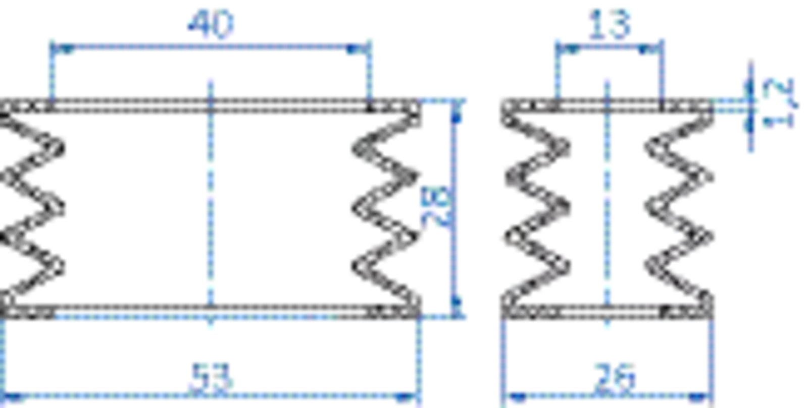 Product Dimensional Drawing Image
