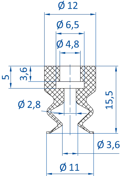 Product Dimensional Drawing Image