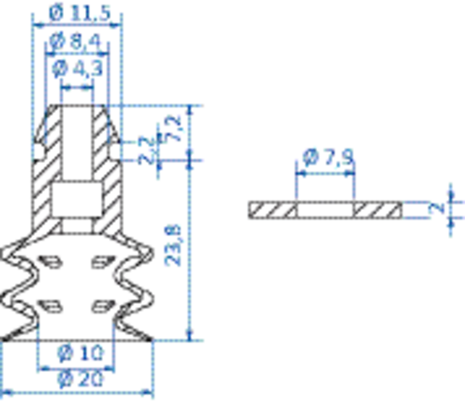 Product Dimensional Drawing Image