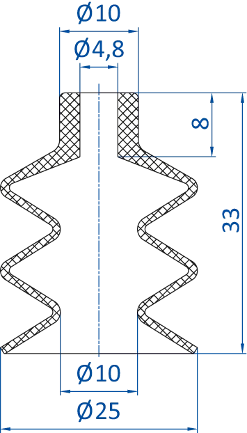 Product Dimensional Drawing Image