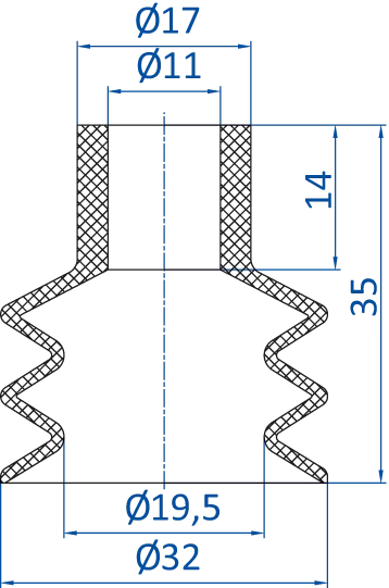 Product Dimensional Drawing Image