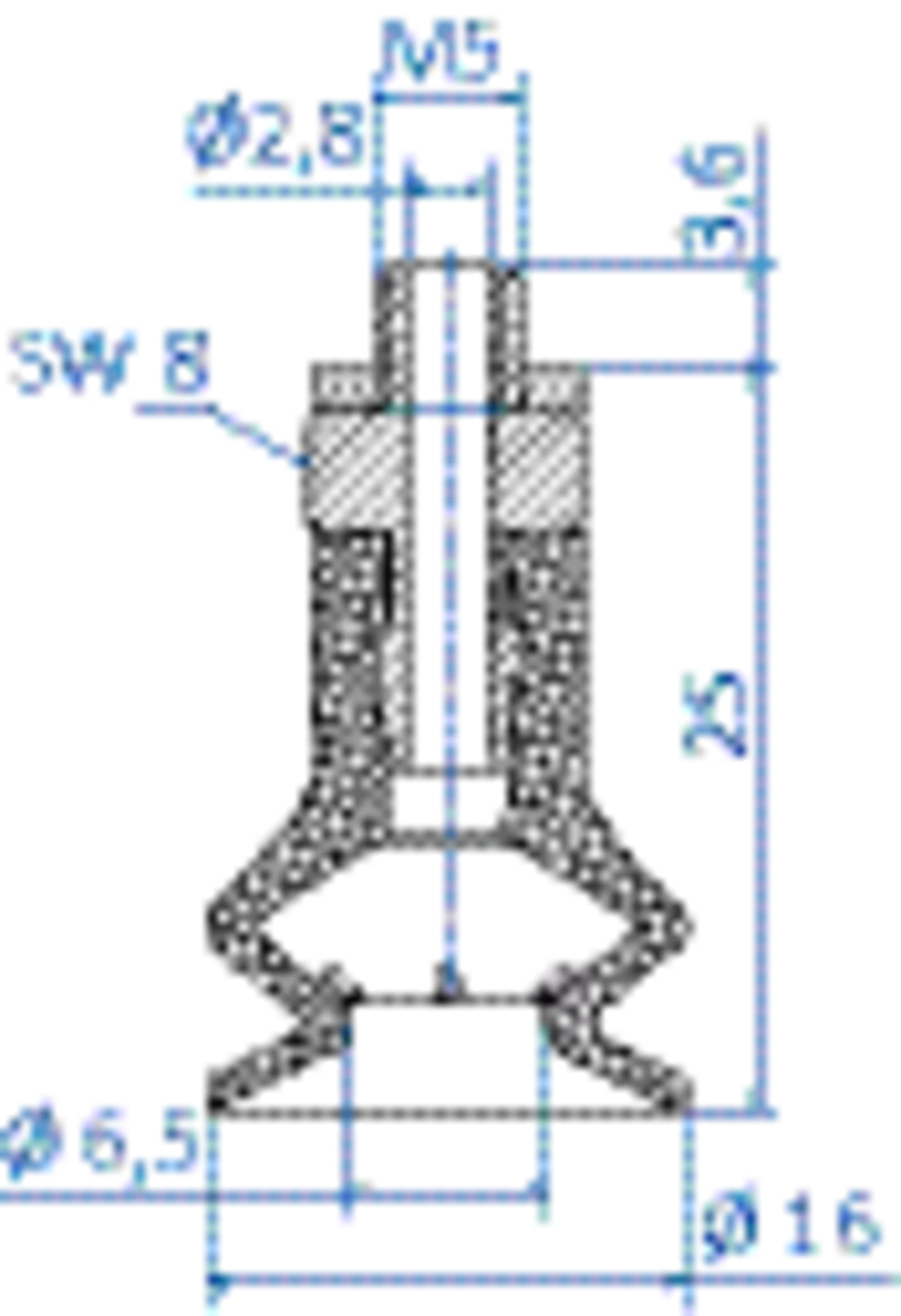 Product Dimensional Drawing Image