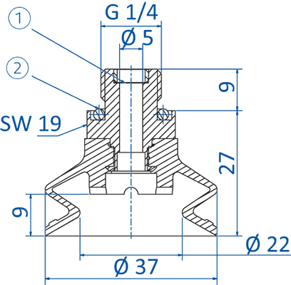 Product Dimensional Drawing Image