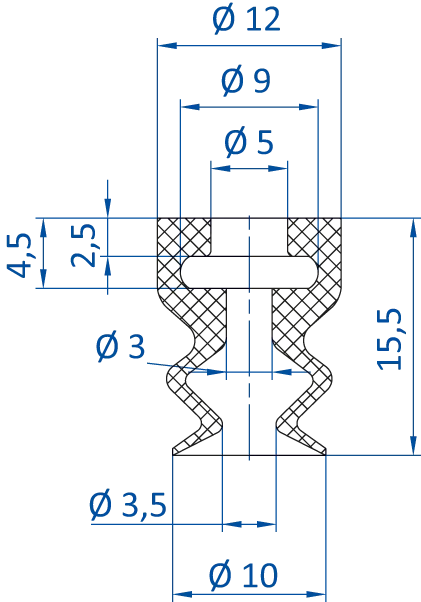 Product Dimensional Drawing Image