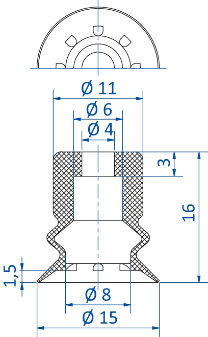 Product Dimensional Drawing Image