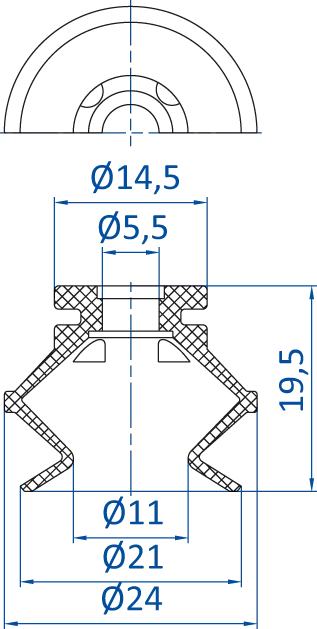 Product Dimensional Drawing Image