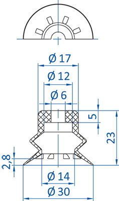 Product Dimensional Drawing Image