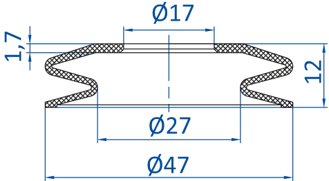 Product Dimensional Drawing Image