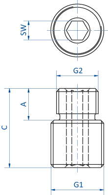 Product Dimensional Drawing Image