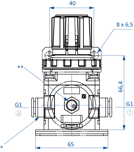 Product Dimensional Drawing Image