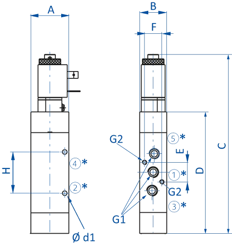 Product Dimensional Drawing Image