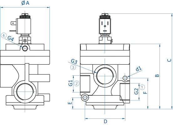 Product Dimensional Drawing Image