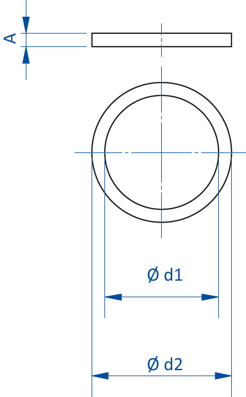 Product Dimensional Drawing Image