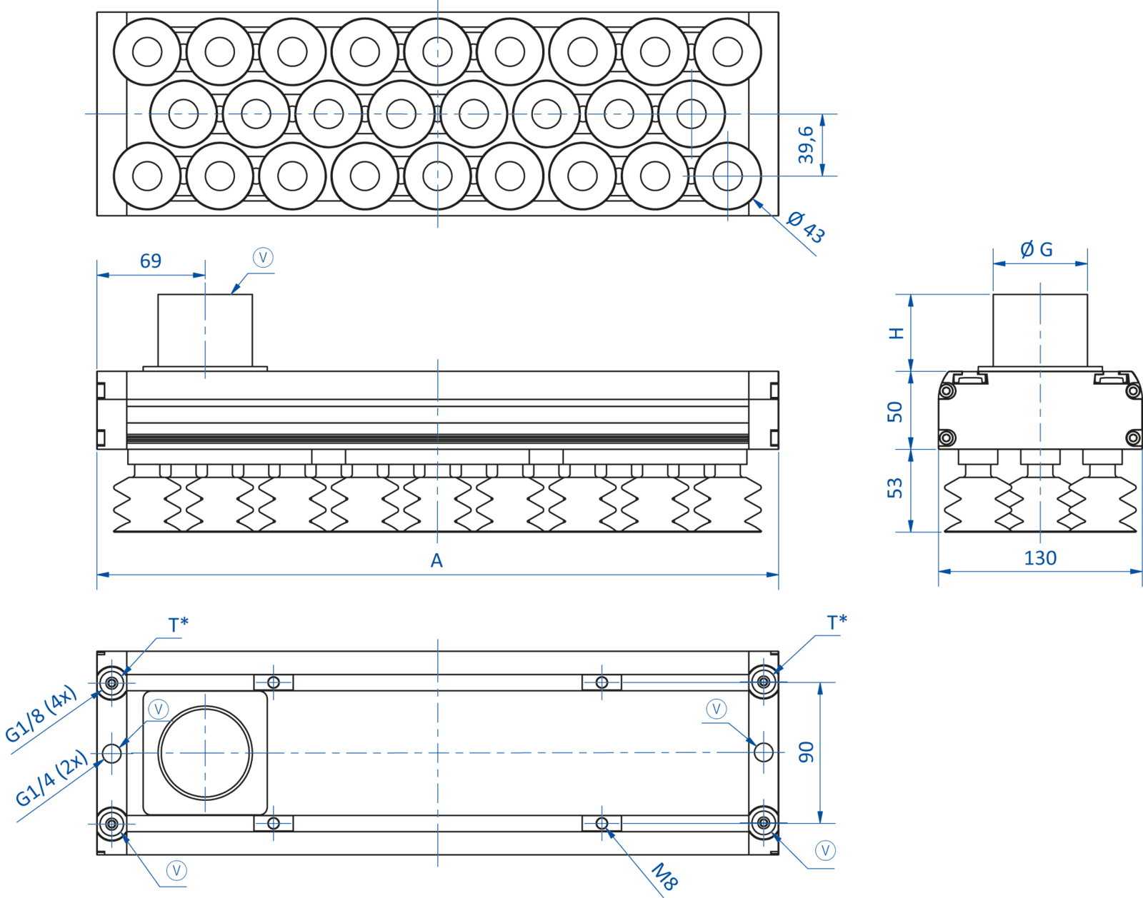 Product Dimensional Drawing Image