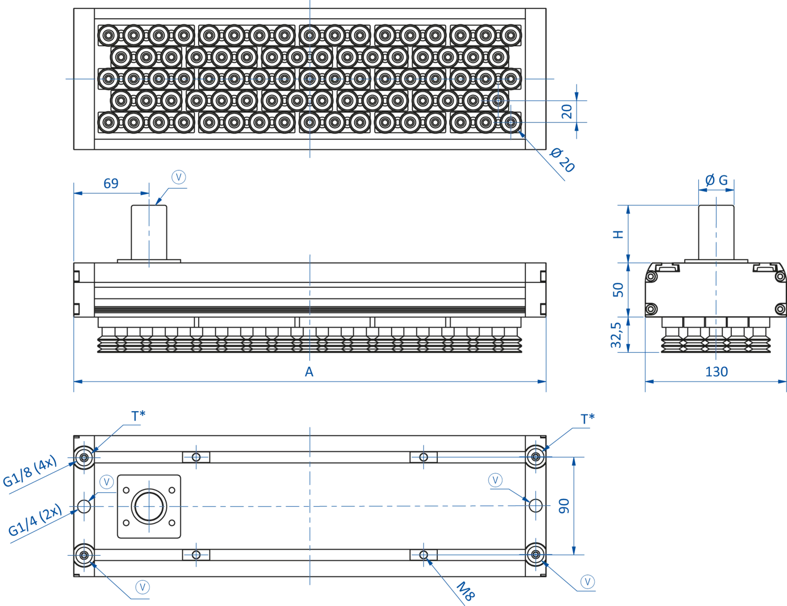 Product Dimensional Drawing Image