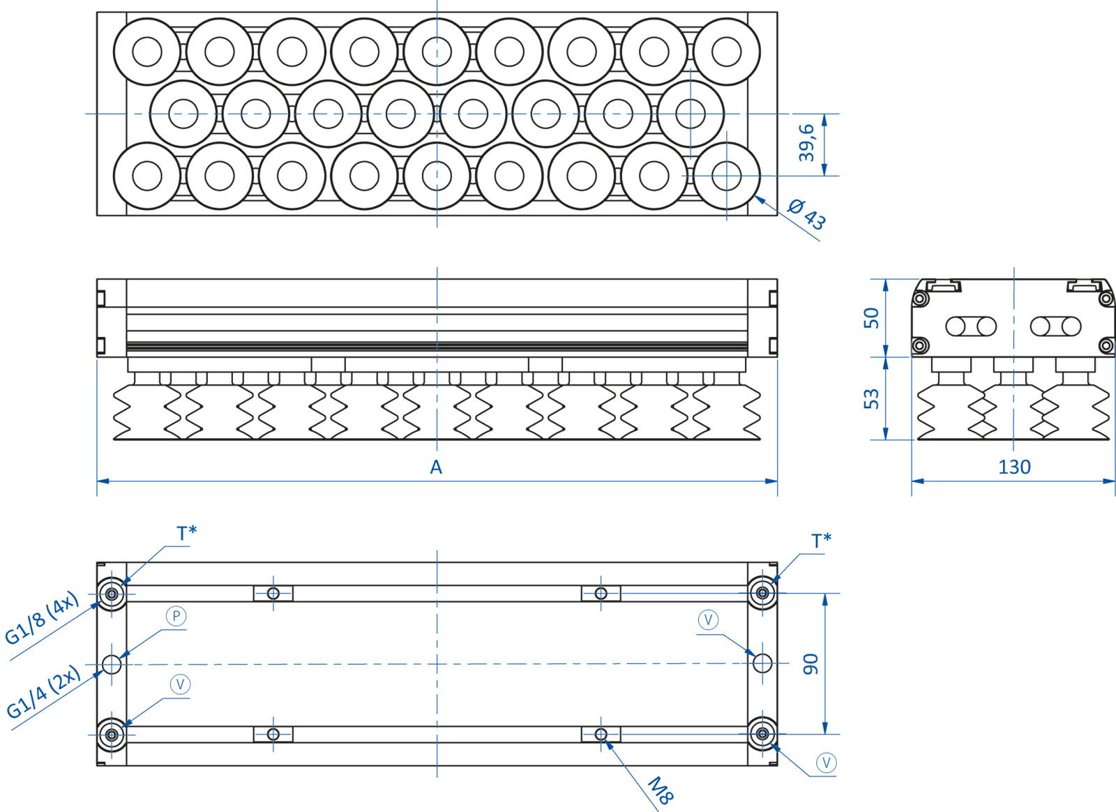 Product Dimensional Drawing Image