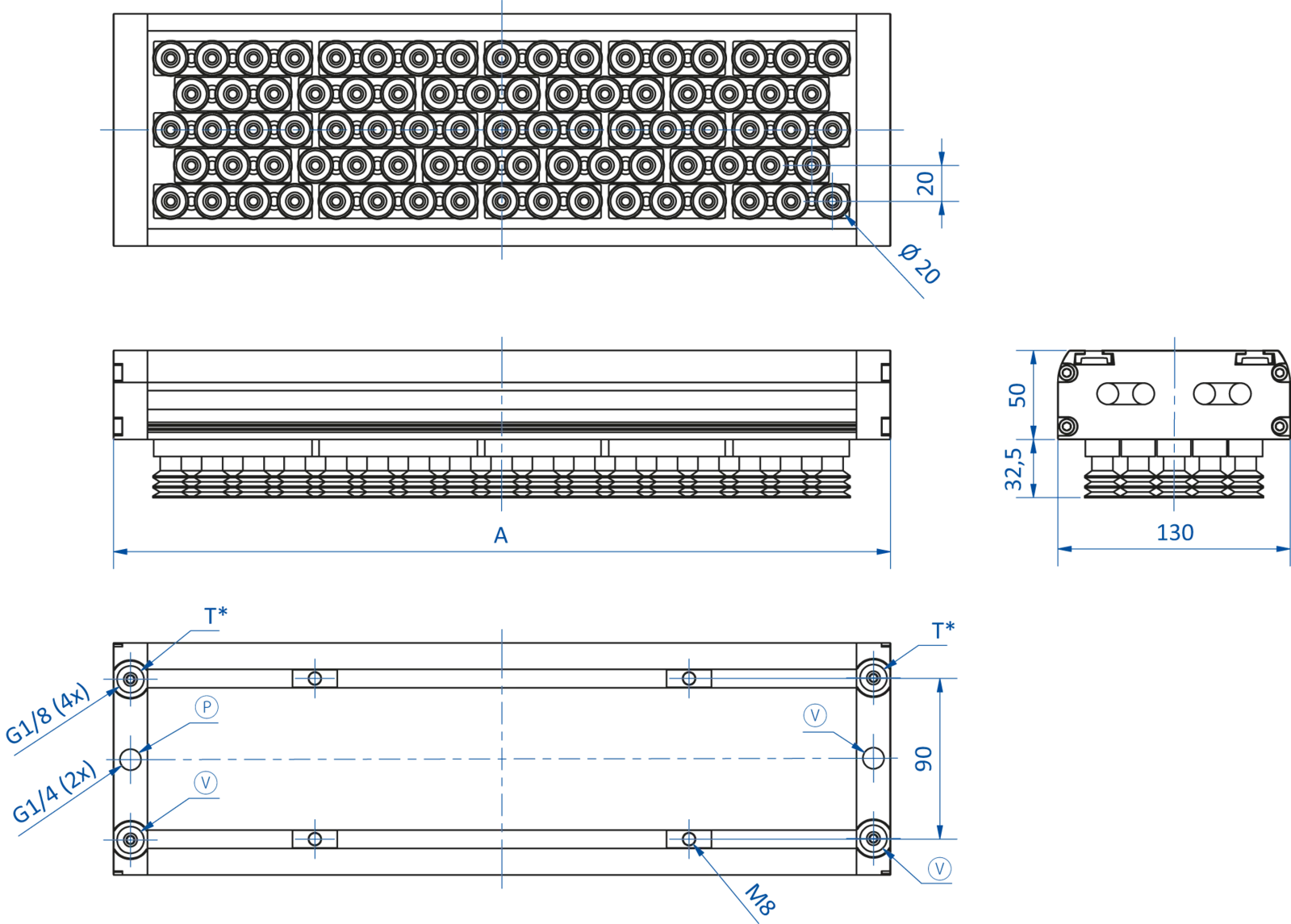 Product Dimensional Drawing Image