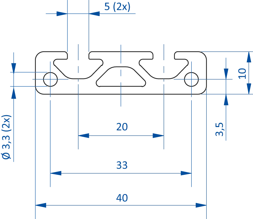 Product Dimensional Drawing Image
