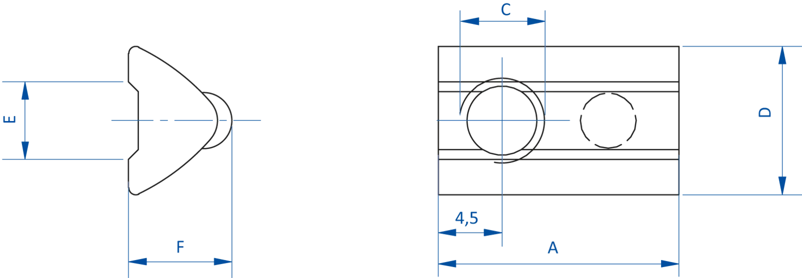 Product Dimensional Drawing Image