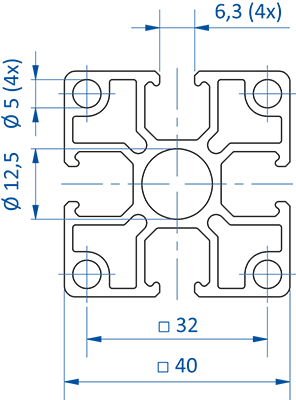 Product Dimensional Drawing Image